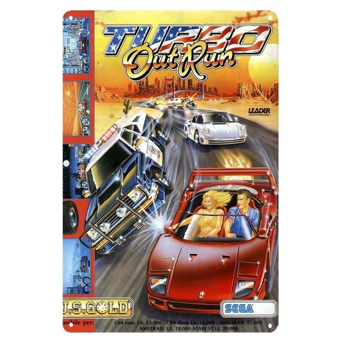 Video Games - Turbo Out Run Retro Video Game