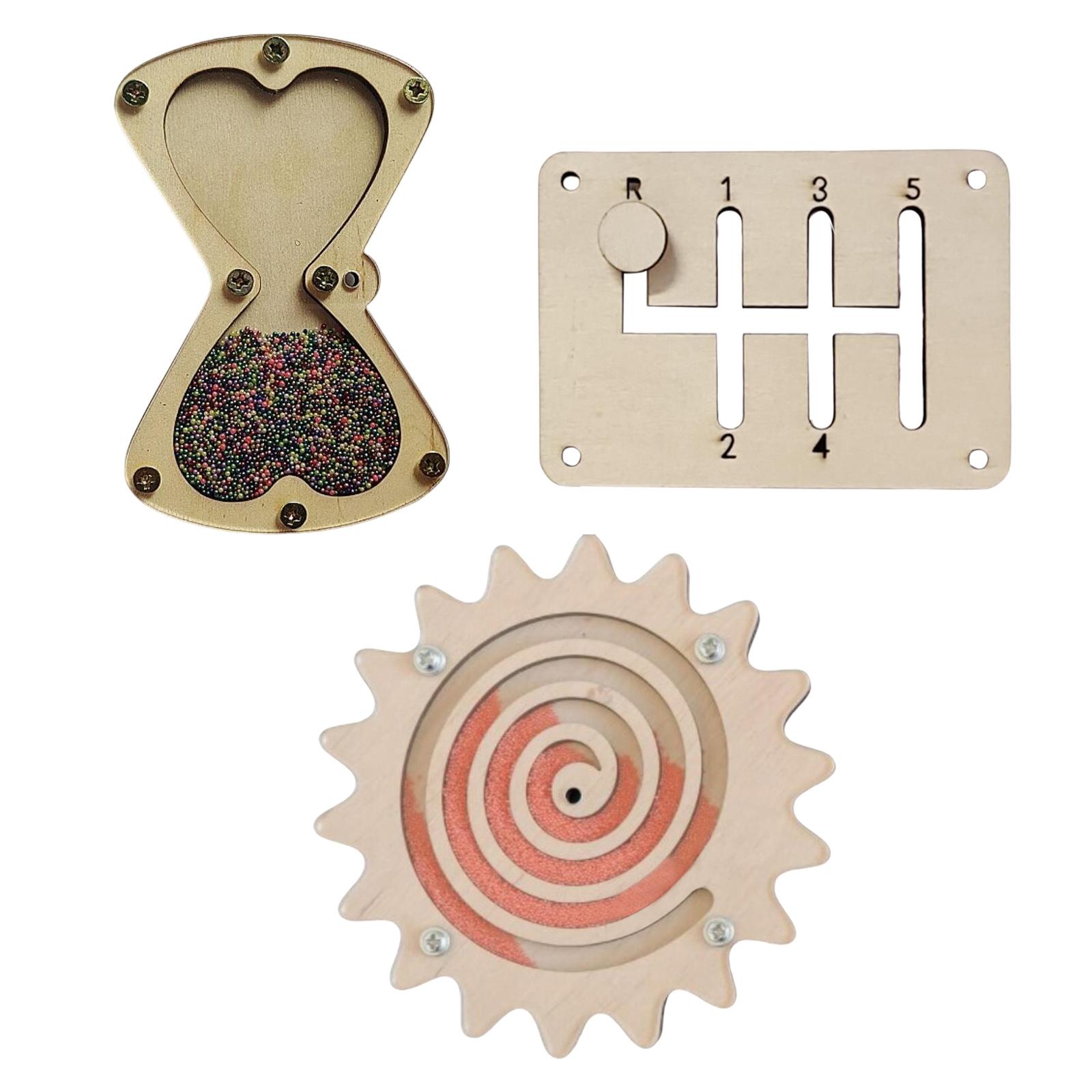 Montessori Busy Board Accessor - Montessori Wooden Busy Board Toddler 评论和价格