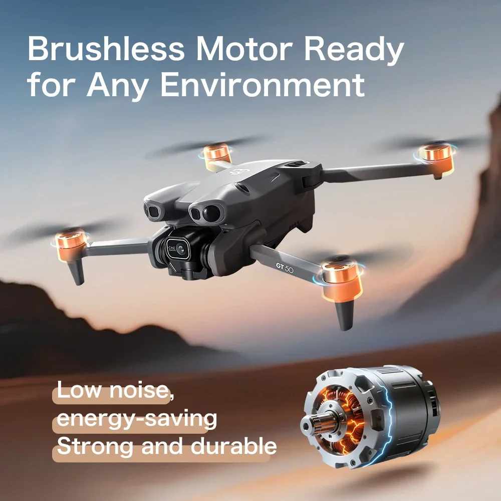 4K/6K/8K FPV Drone GT50 with D - Fpv Brushless Rc Drone 4K 评论和价格