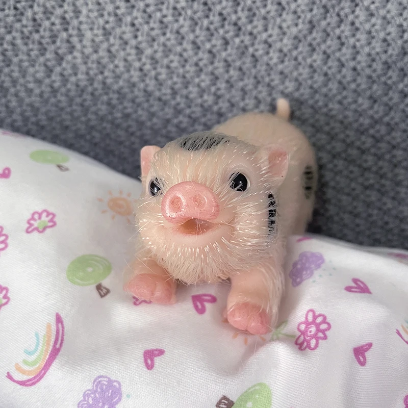 5Inch Smile Face Reborn Pig Do - Reborn Baby Doll Silicone Realistic 评论和价格