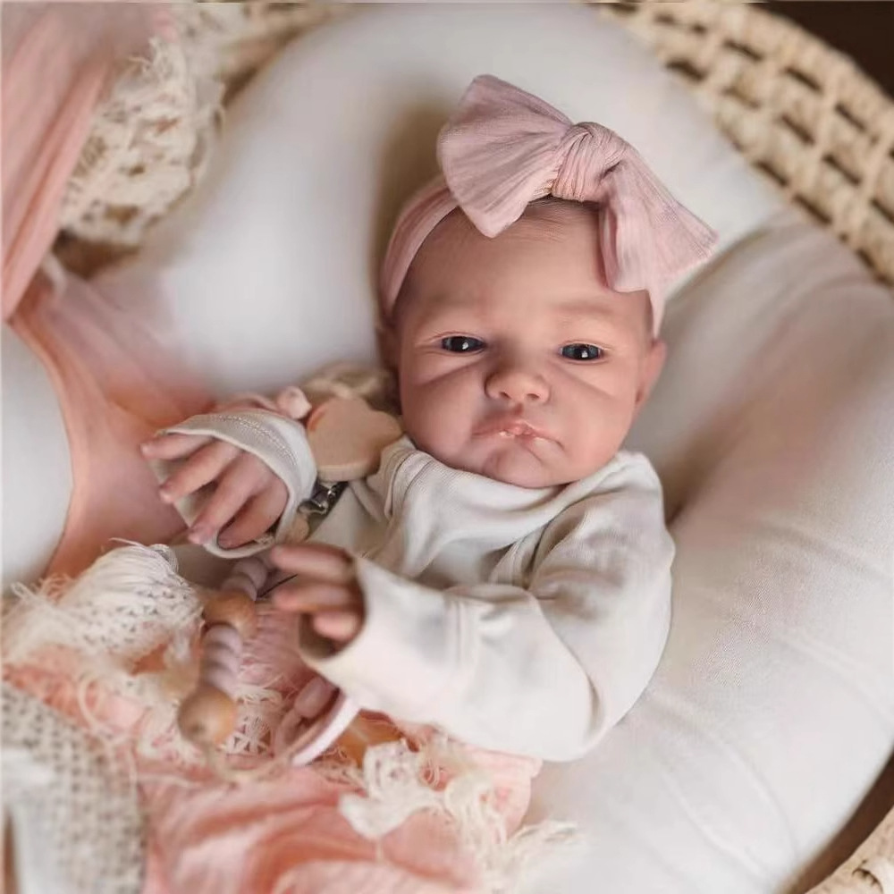 48CM Reborn Silicone Dolls Aug - Reborn Baby Doll Silicone Realistic 评论和价格
