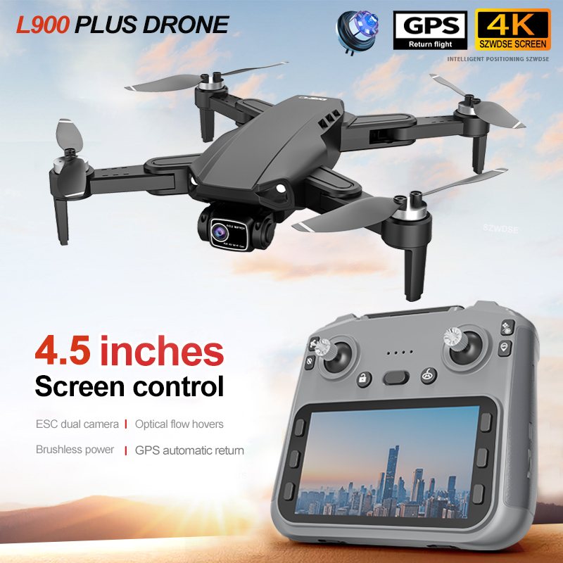L900 PLUS GPS Drone 4K Profess - Fpv Brushless Rc Drone 4K 评论和价格