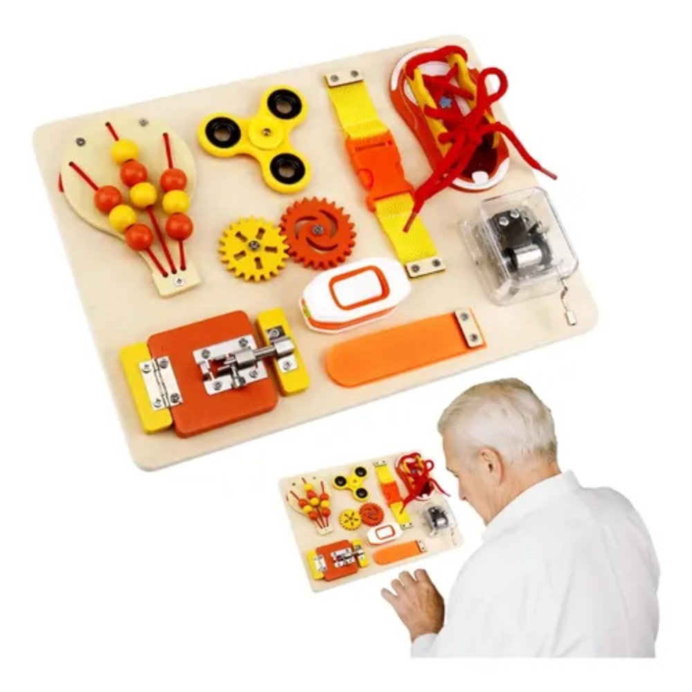 Montessori Wooden Busy Board T - Montessori Wooden Busy Board Toddler 评论和价格